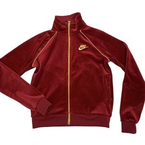 NIKE VELOUR TRACKSUIT MATCHING SET